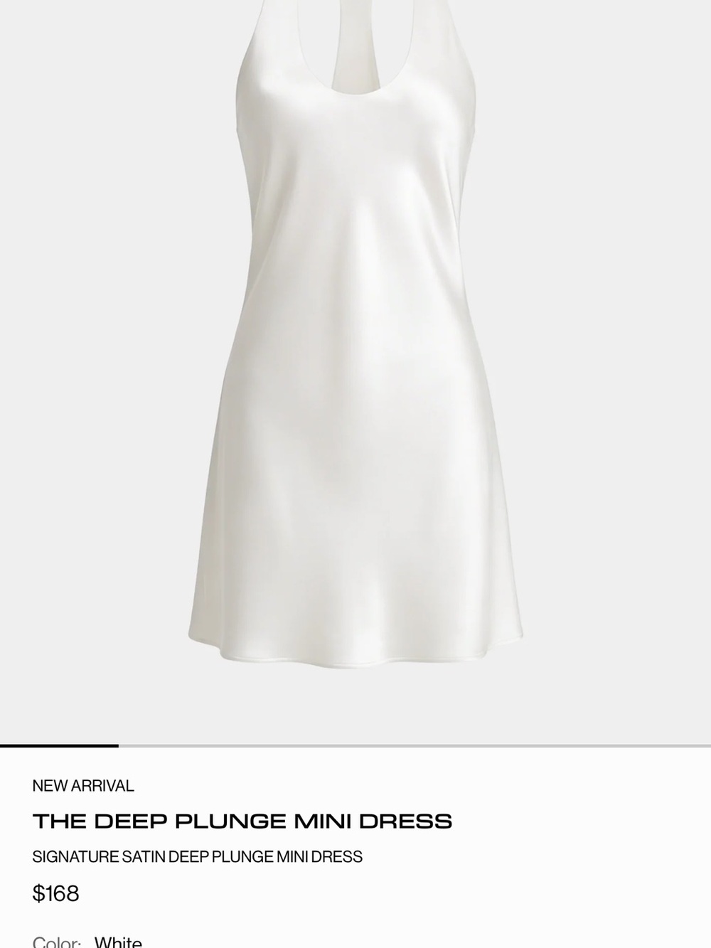 The Deep Plunge Mini Dress — HEIRESS BEVERLY HILLS